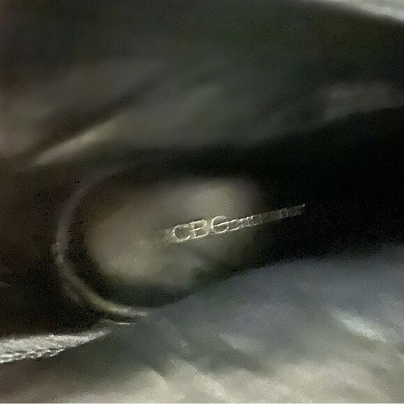 BCBG suede leather black 4” wedge Ruched ankle booties boots 8.5 Whimsigoth - Picture 6 of 8